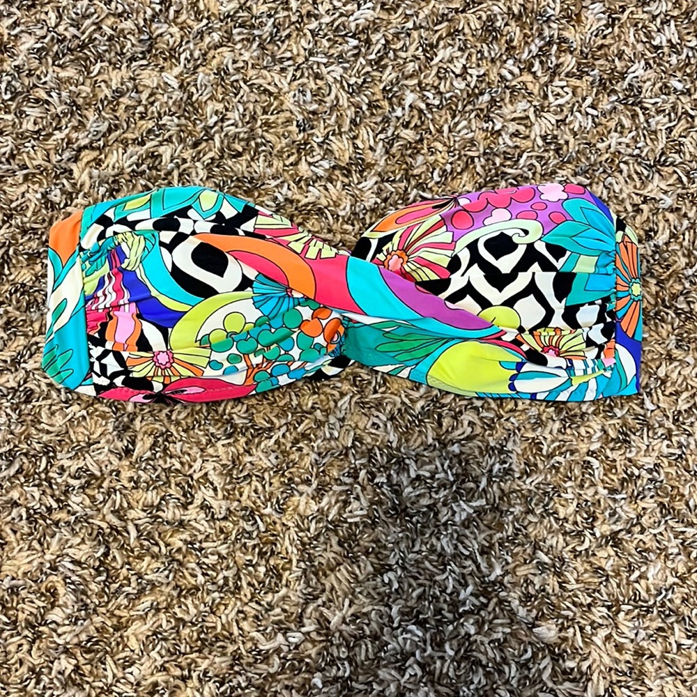 Trina Turk Bandeau Swim Suit Top